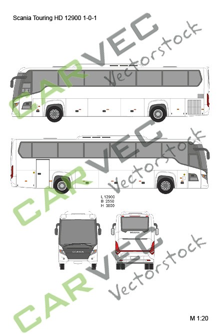 Scania Touring HD 12900  1-0-1