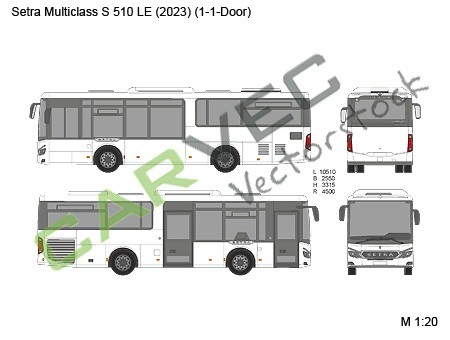 Setra Multiclass S 510 LE (2023) 1-1-door