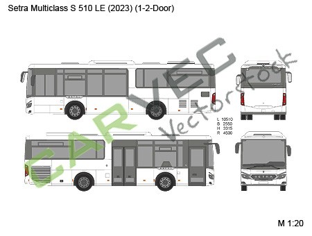 Setra Multiclass S 510 LE (2023) 1-2-door