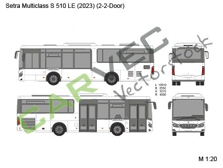 Setra Multiclass S 510 LE (2023) 2-2-door