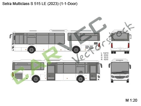 Setra Multiclass S 515 LE (2023) 1-1-door