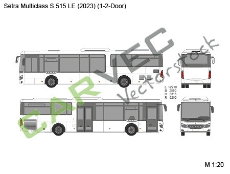 Setra Multiclass S 515 LE (2023) 1-2-door