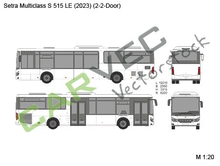 Setra Multiclass S 515 LE (2023) 2-2-door