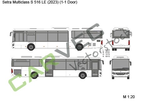 Setra Multiclass S 516 LE (2023) 1-1-door
