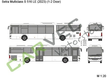 Setra Multiclass S 515 LE (2023) 1-2-door