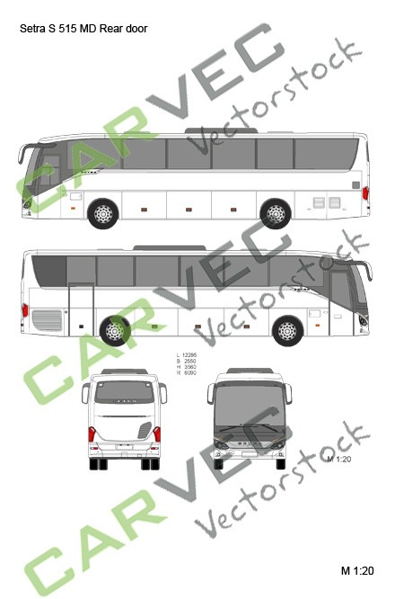 Setra S 515 MD (Hecktür)