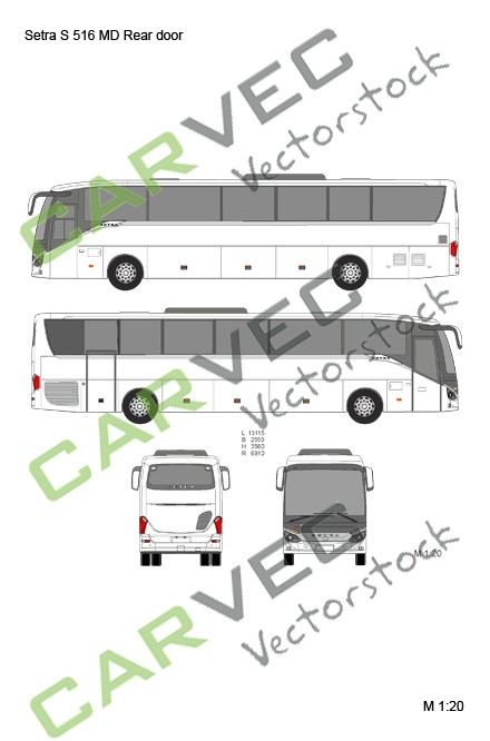 Setra S 516 MD (Hecktür)
