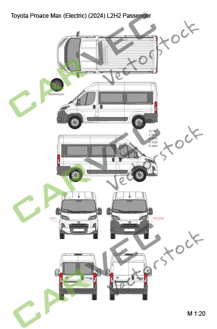 Toyota Proace Max Electric L2H2 (2024) Passenger
