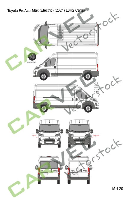 Toyota Proace Max Electric L3H2 (2024) Cargo