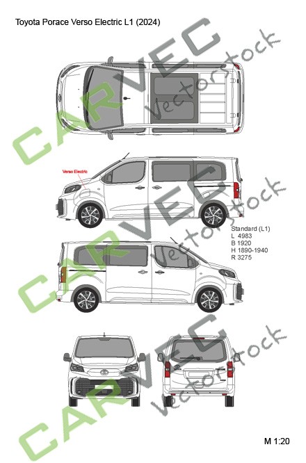 Toyota Proace Verso Electric L1 (2024)