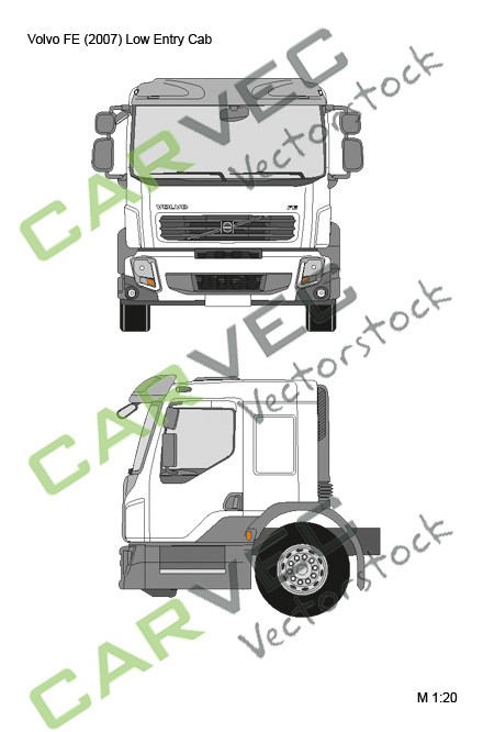 Volvo FE (2007) 12-18t  Low Entry Cab
