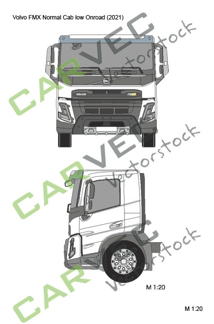 Volvo FMX Onroad Normal Cab low (2021)