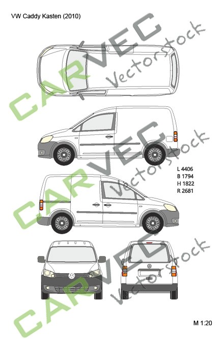 VW Caddy Kasten (2010) VW Caddy Kasten (2010)