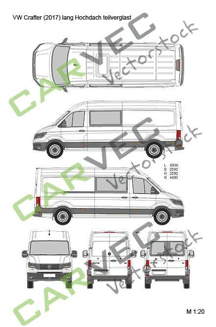 VW Crafter (2017) Long High Crew