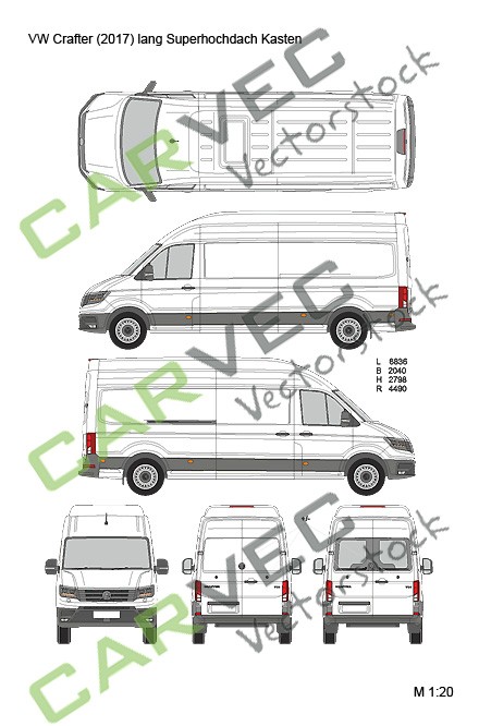 VW Crafter (2017) Long Superhigh Cargo