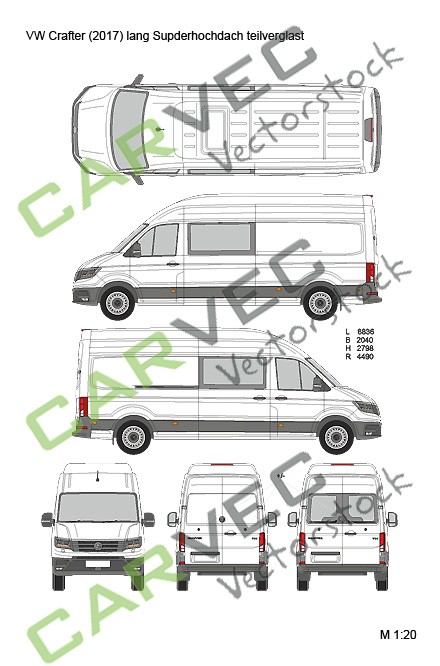 VW Crafter (2017) Long Superhigh Crew