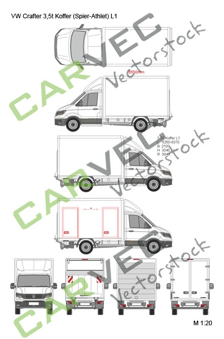 VW Crafter 5t Koffer (Spier-Athlet) L1 VW Crafter 5t Koffer (Spier-Athlet) L1