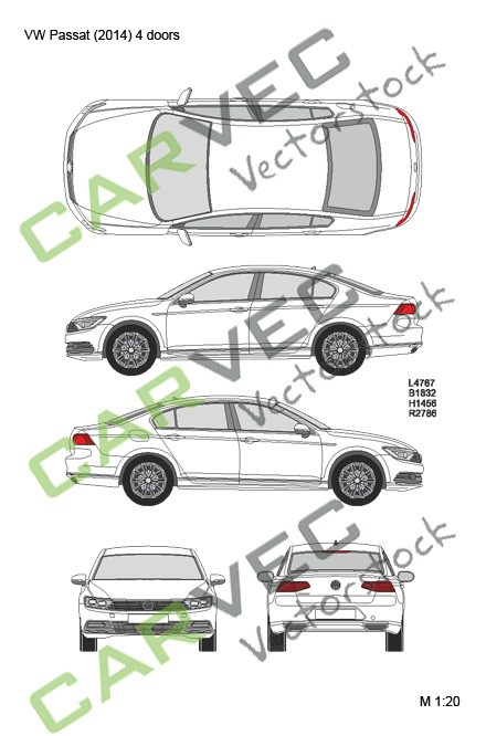 VW Passat (2014) 4-doors