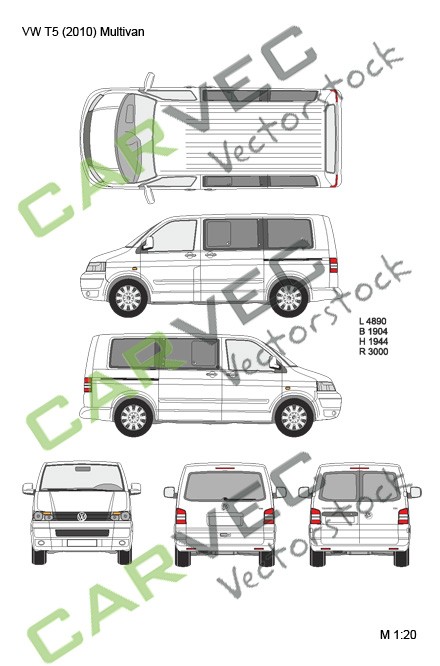 VW Transporter T5 (2010) L1H1 Multivan VW Transporter T5 (2010) L1H1 Multivan