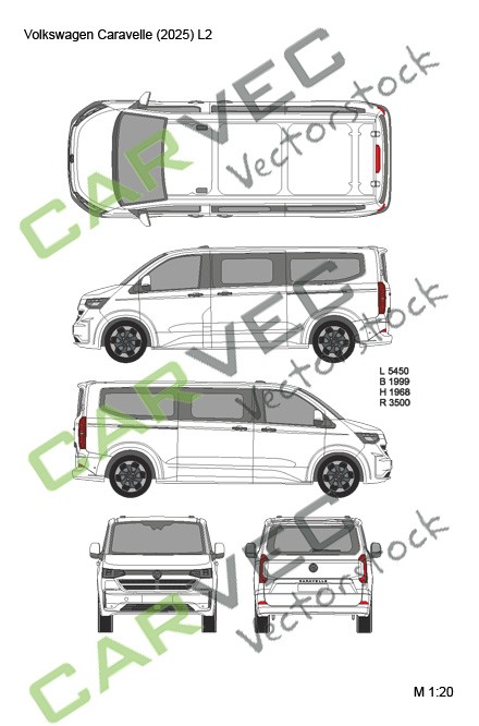 VW Caravelle (2025) L2 (T7) VW Caravelle (2025) L2 (T7)