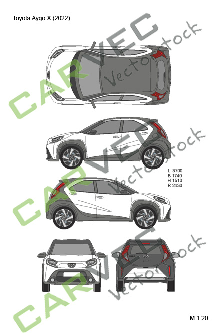 Edelstahl Einstiegsleisten passend für Toyota Aygo X 2022- 'Lines X' -  4-Teilig AutoStyle - #1 in auto-accessoires